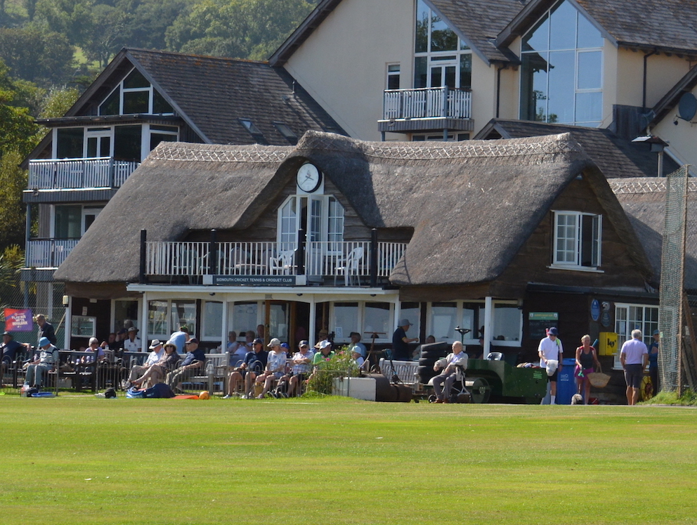 Sidmouth CC's Fortfield ground <br>credit: Conrad Sutcliffe - no re-use without copyright owner's consent