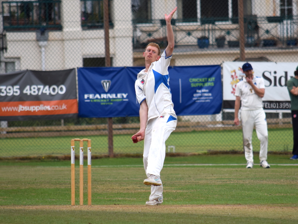Devon captain Jamie Stephens - three wickets for 59 runs against Berkshire<br>credit: Conrad Sutcliffe - no re-use without copyright owner's consent