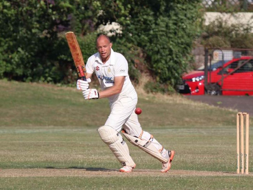 Nick Read batting for Plymouth CS&R against Chelston & Kingskerswell<br>credit: Al Stewart