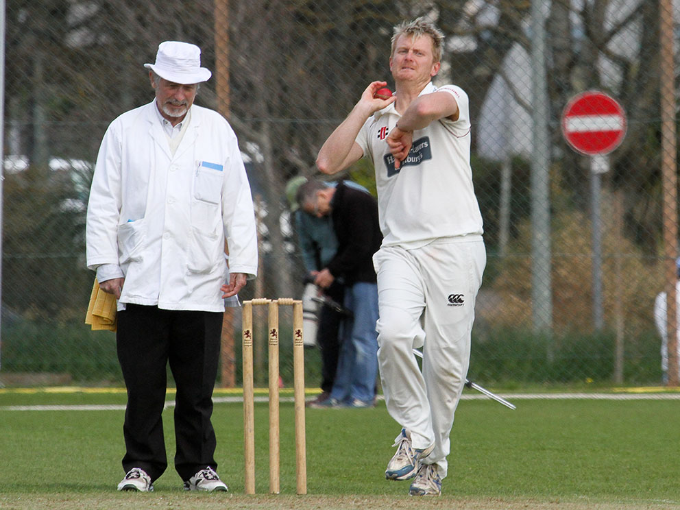 Will Murray - back in Sidmouth's 1st XI for the trip to North Devon