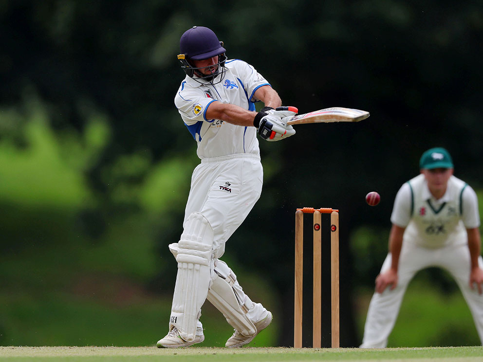 Alex Barrow â€“ not out for Sidmouth in the win over Exmouth<br>credit: @ppauk 