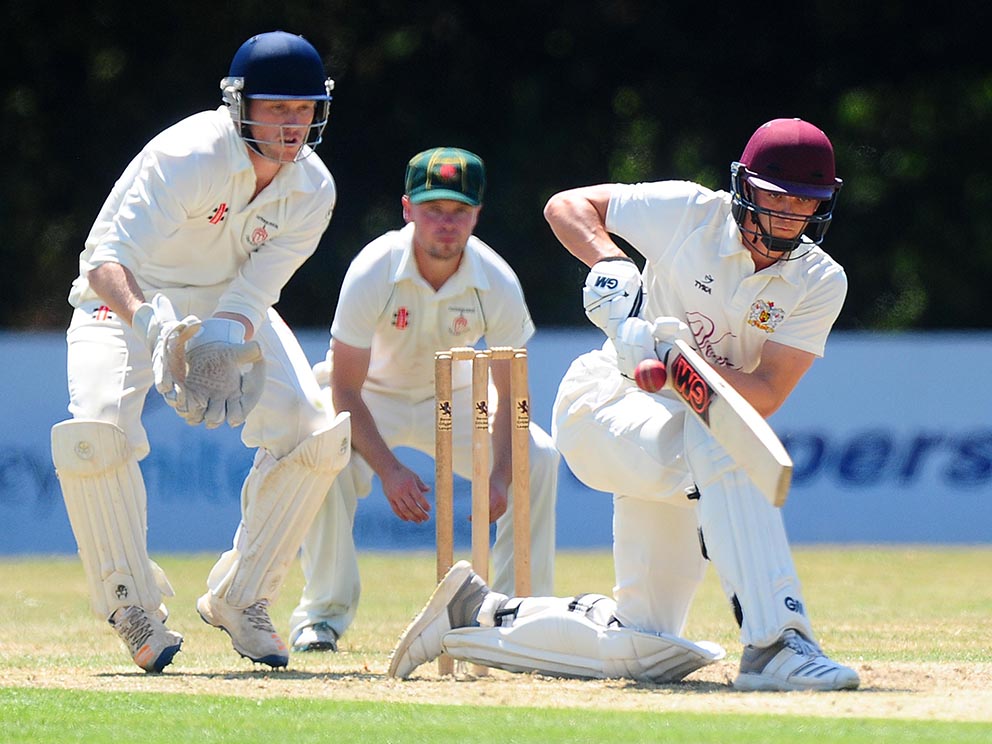 Hatherleigh skipper Mark Lake (fielding at slip) who wants to keep his team focussed for the promotion run-in<br>credit: https://www.ppauk.com/photo/2001636/