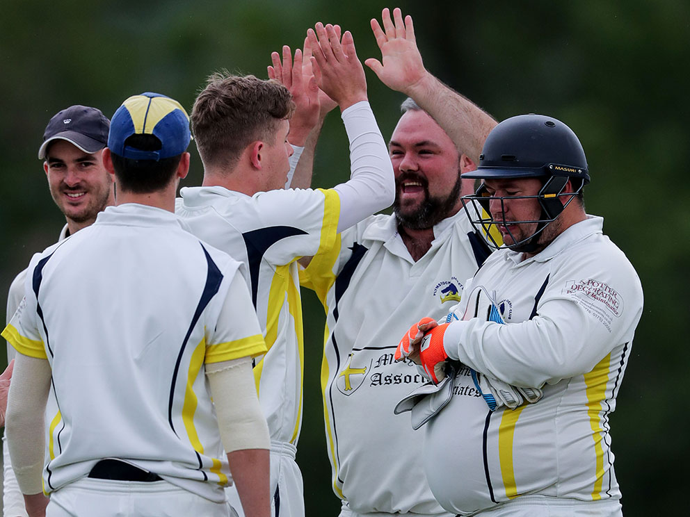 James Nicholls â€“ five wickets for Plymstock in the win over Chudleigh<br>credit: www.ppauk.com/photo/2130500/