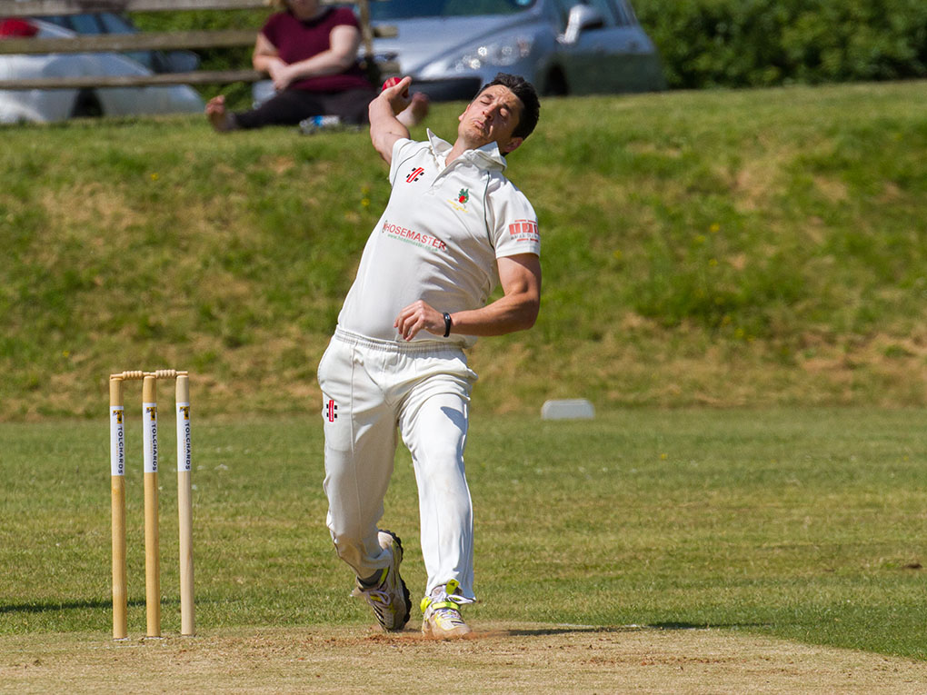 Neil Maud - three wickets for Sandford 2nd XI in the win over Honiton