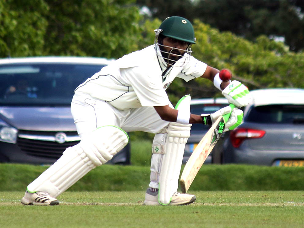 Faizan Riaz, who notched his second Premier ton of the season in Plymouth's win over Torquay<br>credit: Gerry Hunt