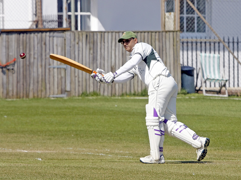 Saj Patidar - top scored with 64 for Sidmouth 3rd XI in the win over Uplyme