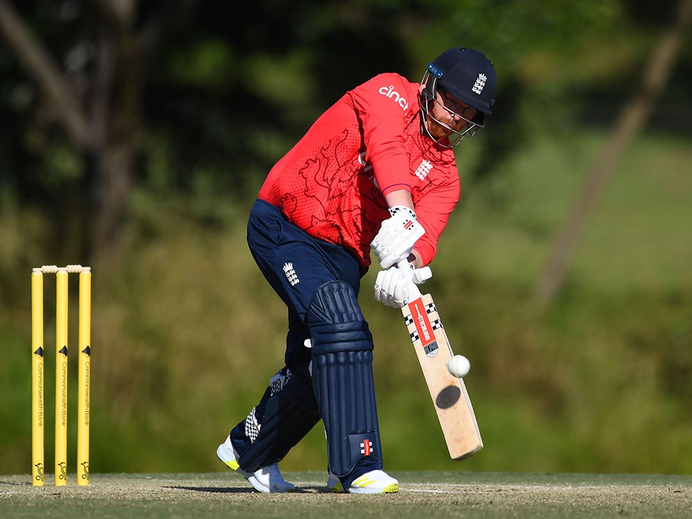 Dan Bowser – back after injury at the top of the North Devon batting order against Cornwood