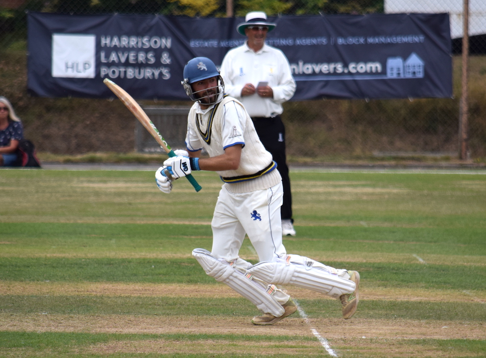 Matt Thompson on the way to a century against Wiltshire at Sidmouth<br>credit: All photos Conrad Sutcliffe