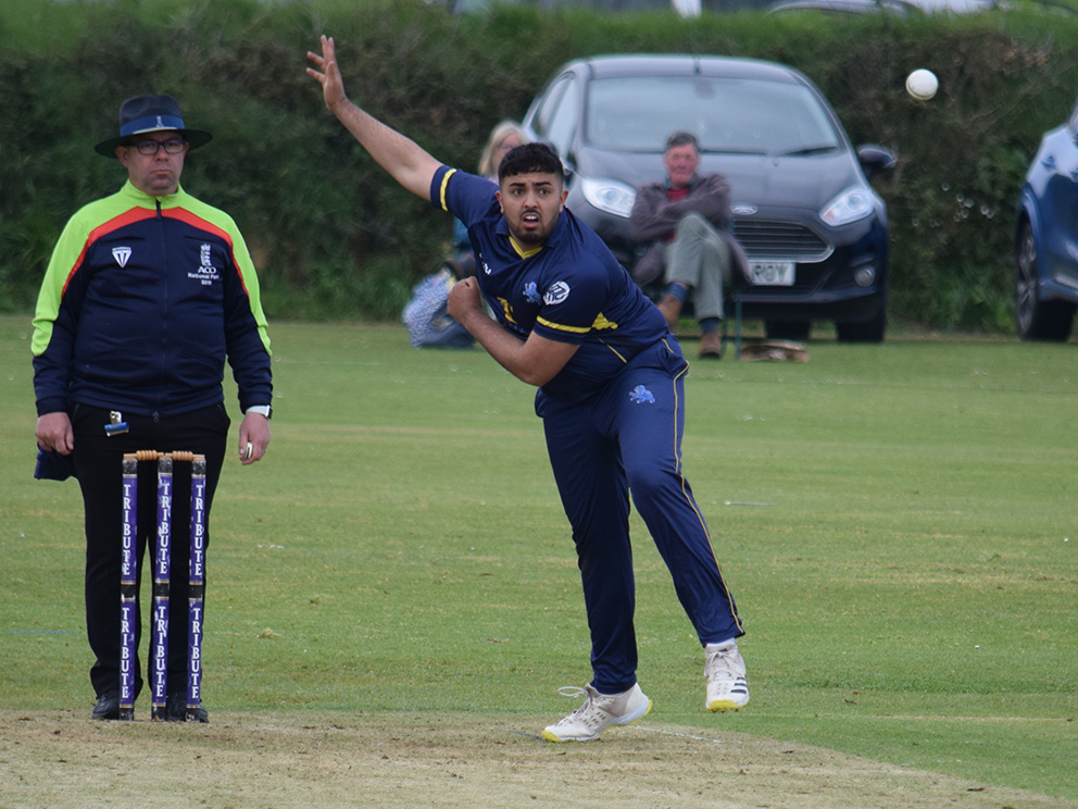 Spinner Fahad Sabir - unavailable to play against Dorset<br>credit: All photos: Conradcopy Ltd