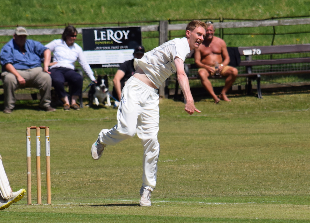 Jamie Stephens – six wickets and a half century in the win over Cornwall<br>credit: Conrad Sutcliffe