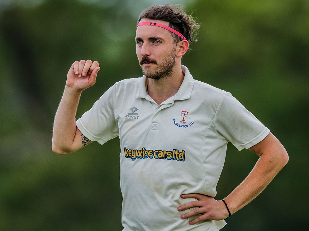Ben Slaviero â€“ three wickets for Thorverton in the win over Whimple<br>credit: https://www.ppauk.com/photo/2130450/
