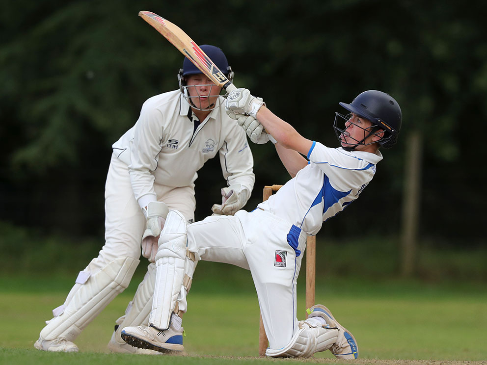 Jake Pascoe hitting out for Devon U14s against Oxfordshire at Shobrooke Park in 2019<br>credit: www.ppauk.com 