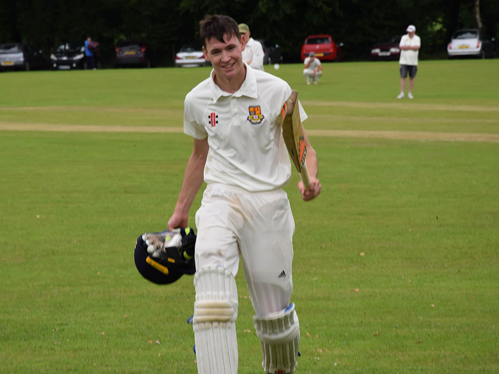 Leon Horn, who flogged125 off 92 balls against Hatherleigh 2nd XI<br>credit: Katie Jecks