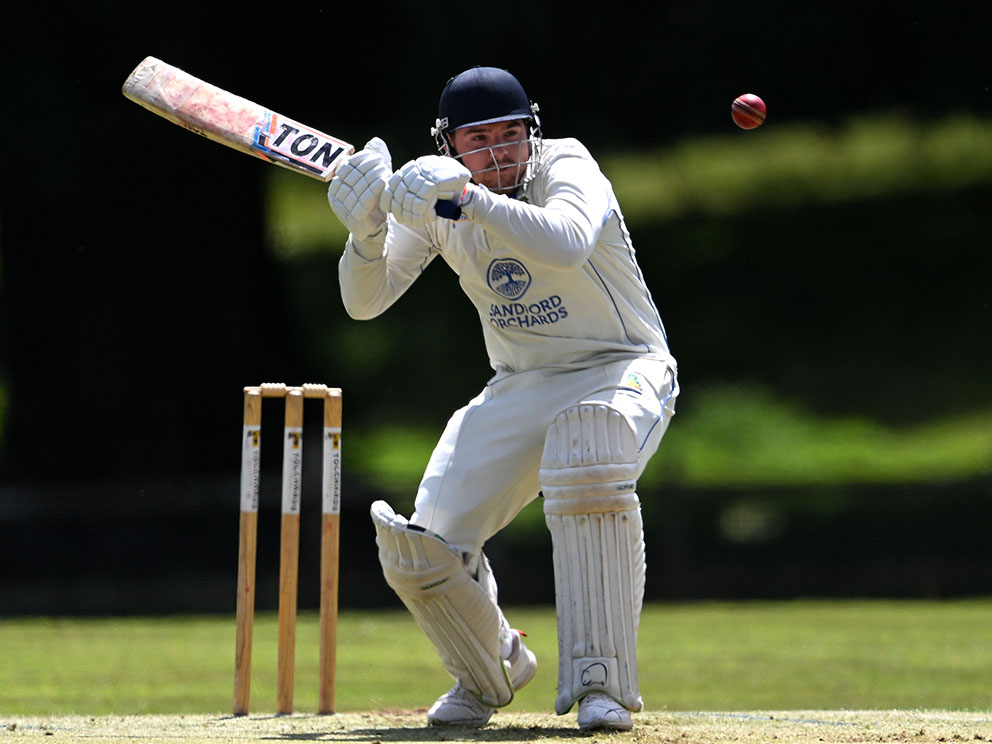 Ryan Glass â€“ opened up with runs for Sandford against Hatherleigh<br>credit: www.ppauk.com 
