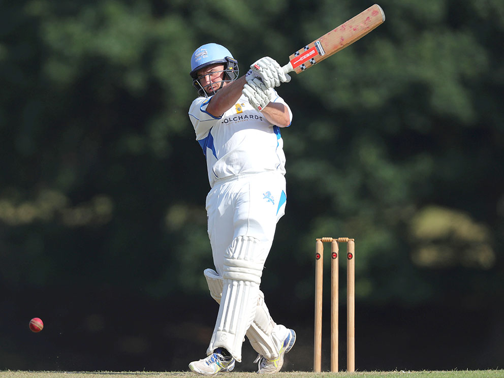 North Devon batsman Ed Yeo â€“ among the runs against Clyst Hydon<br>credit: @ppauk | no re-use without consent of copyright holder