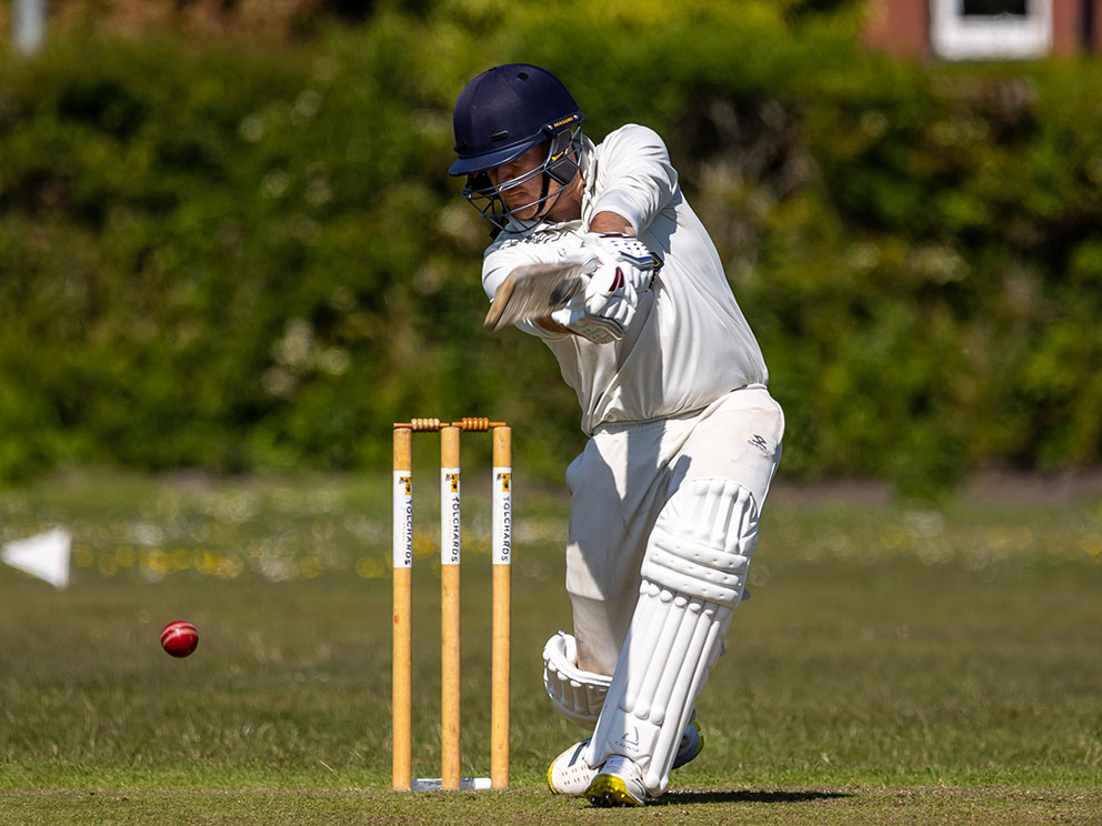 Andy Pitt, who top scored for Thorverton against Kilmington with 59<br>credit: Mark Lockett | copyrighted