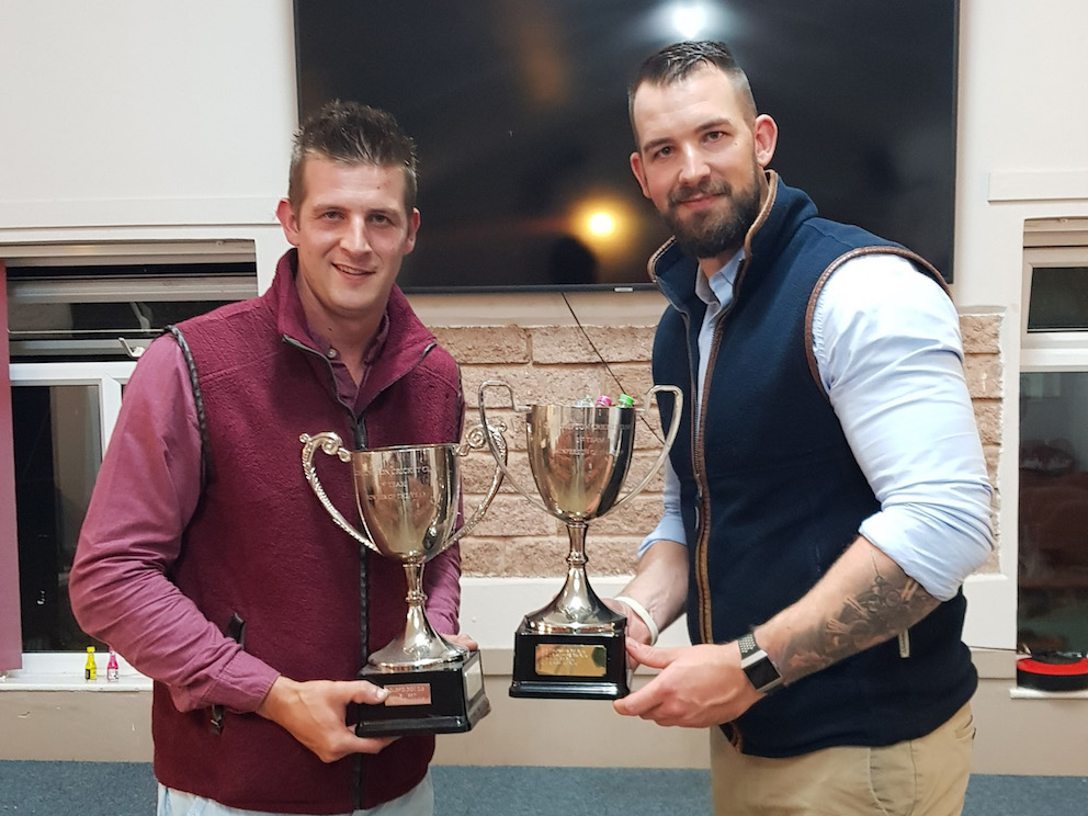 The Parr brothers â€“ Jason (left) and Brendon (right) on awards night at Cullompton CC<br>credit: Contributed