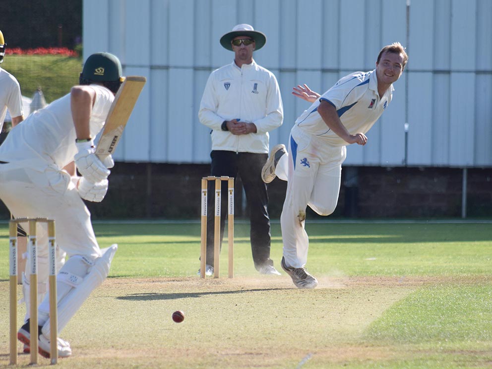 Matt Skeemer, whose four wickets in four balls was a record for Devon in any format<br>credit: Conradcopy Ltd