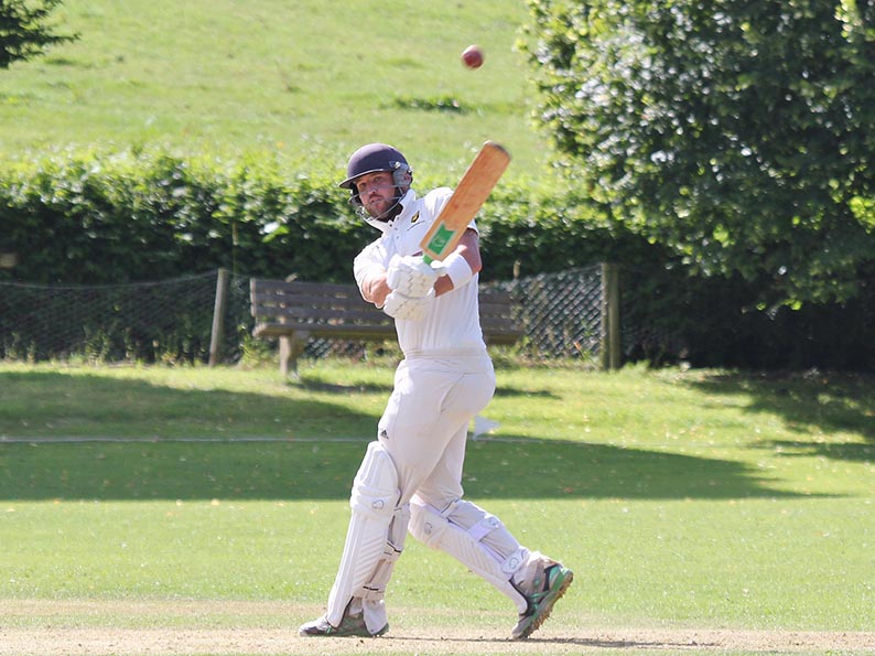 Hitting out - Mark Halse, who will be  number two at Alphington this season to new skipper Luke Phillips
