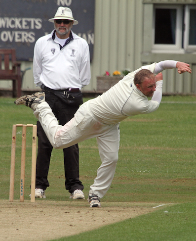 Nick Taylor - pick of the bowlers for Axminster