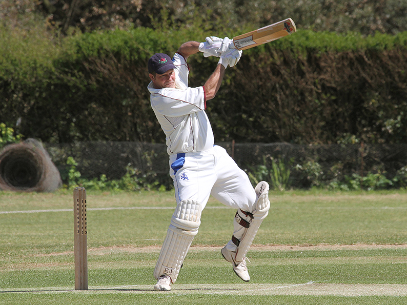 Bob Dawson, who made a ton on a rare outing for Exmouth 2nd XI