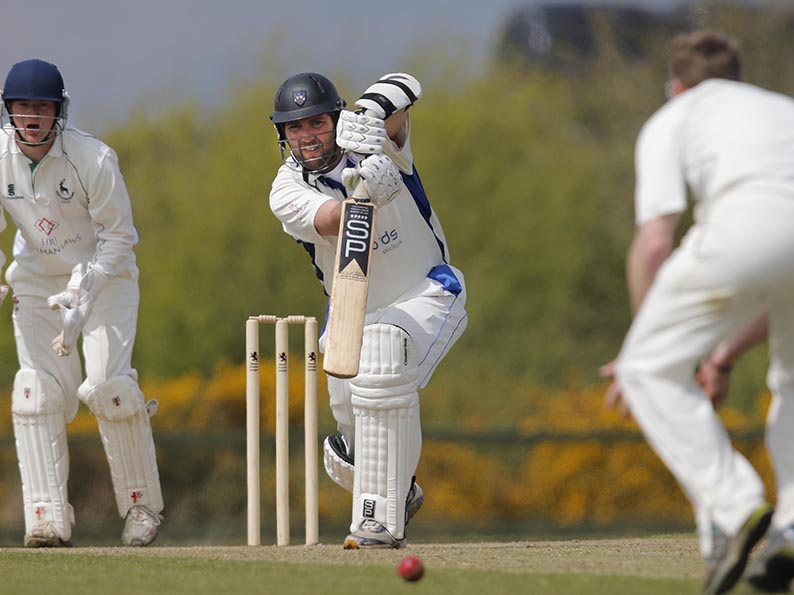 Chris Bradley - runs for Bovey in their defeat at Hatherleigh