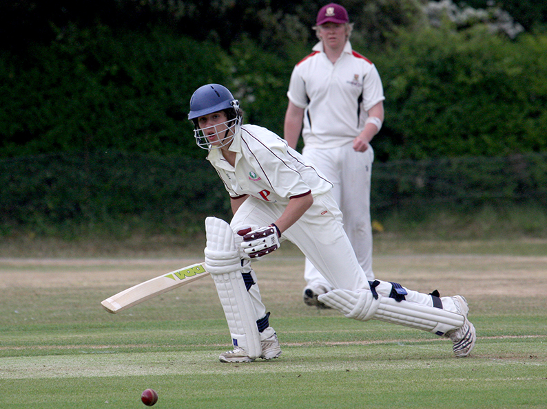 Harrison Folland - top scored for Exmouth 2nd XI against Upottery