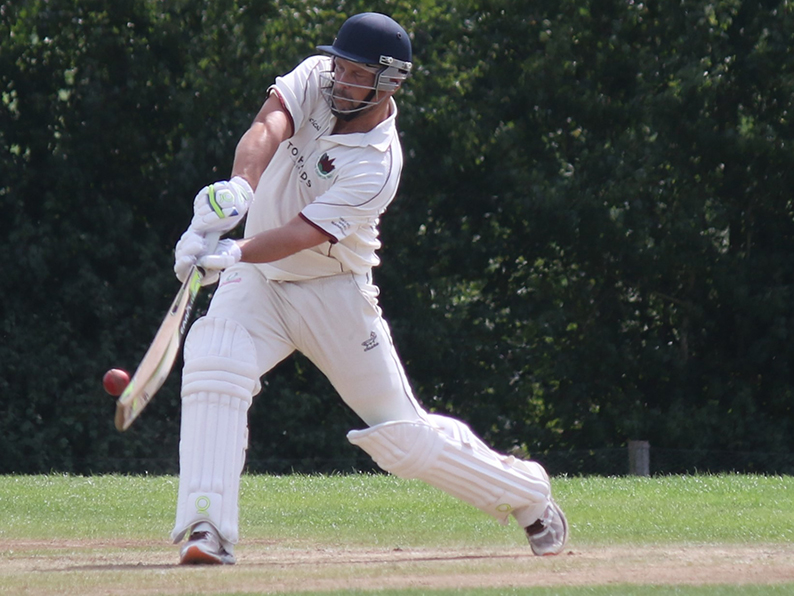Richard Baggs - hit 43 on his return to the Exmouth 1st XI<br>credit: Photo: Gerry Hunt
