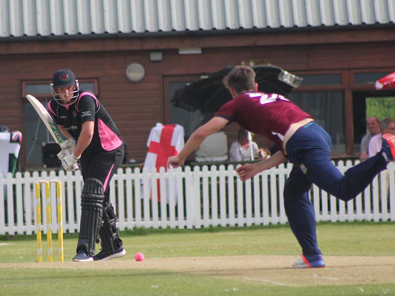 Action from last year's finals day at Budleigh, when Torquay defeated Exmouth in the final