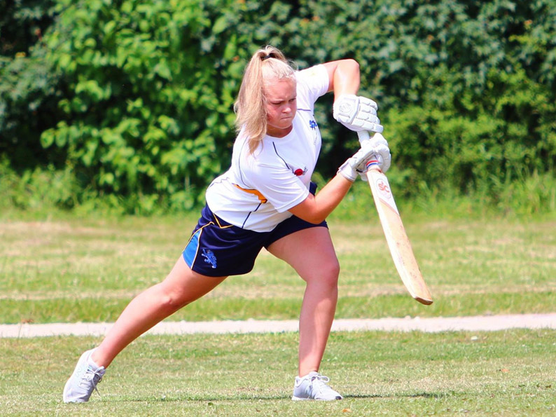 Rebecca Halliday - top scored with 73 for Filleigh II in their win over North Devon III