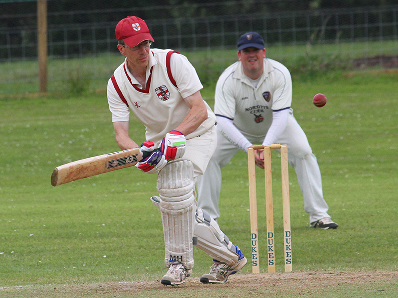 Chris Ferro - chipped in with runs for Clyst St George