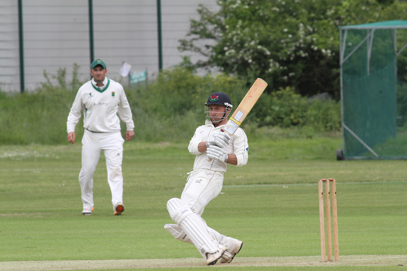 David Lye - in the runs for Exmouth against Sidmouth