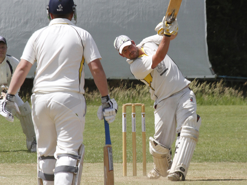 Filleigh's James Hill - key knock in the win over Ipplepen