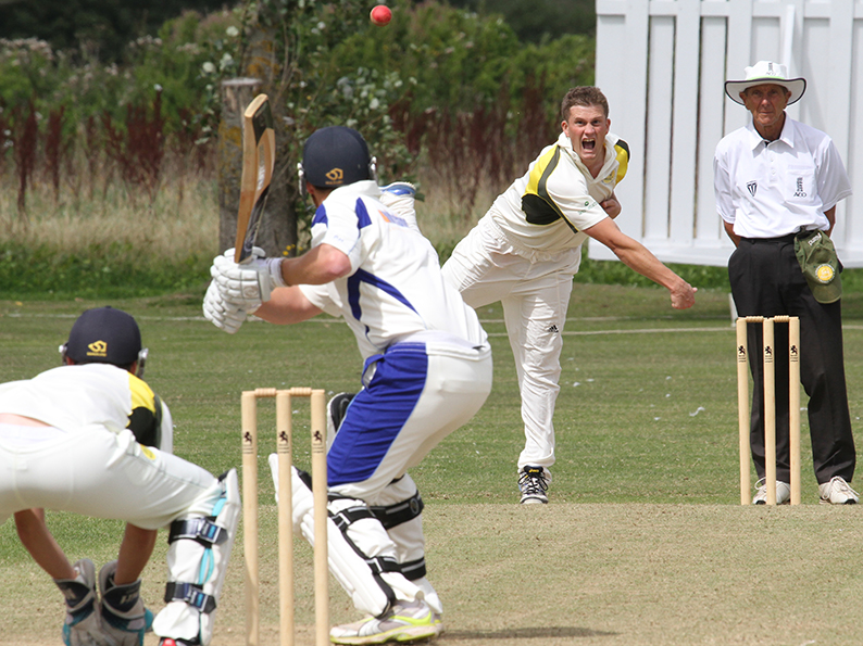James Leat - three wickets for Budleigh