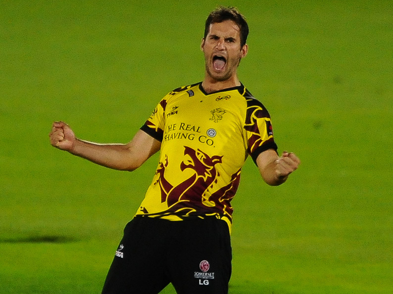 Lewis Gregory - installed as Somerset's T20 captain for 2018<br>credit: www.ppauk.com/photo/1376984/