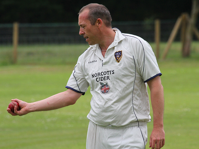 Phil Tansley, who showed off his batting prowess in Honiton's win over Tiverton