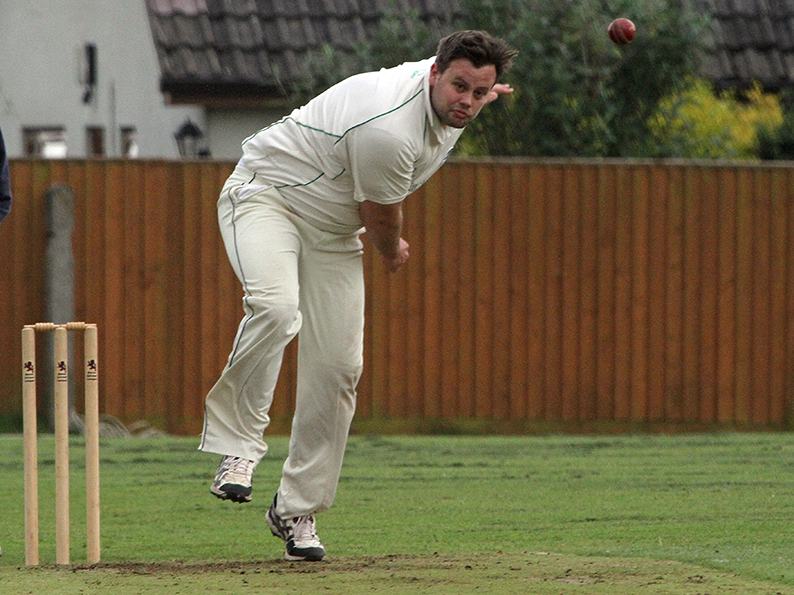 Tom Gooding - star man for Kilmington with bat and ball in the win over Feniton