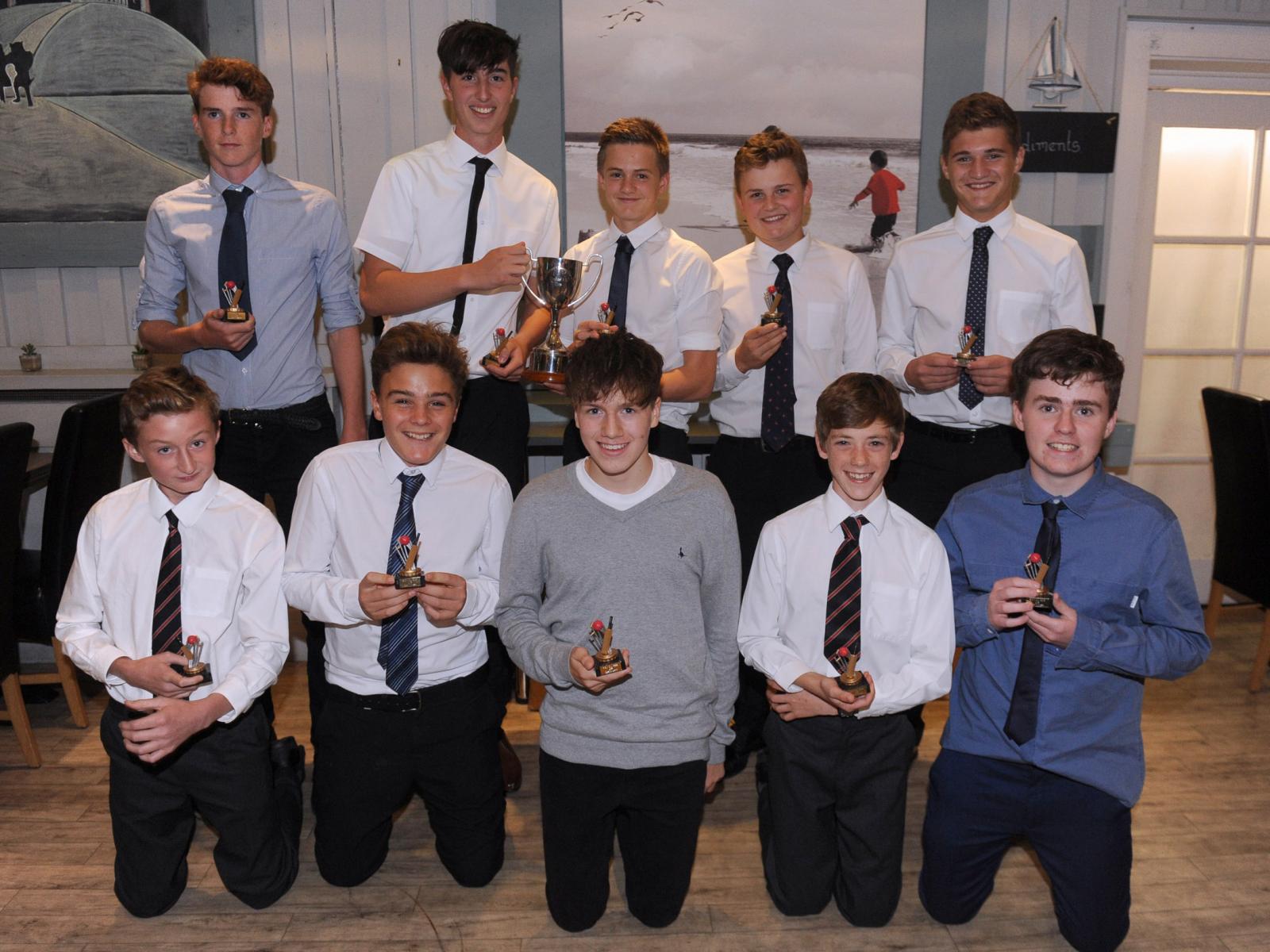 Heathcoat U15s with the DCS & SCS Cup