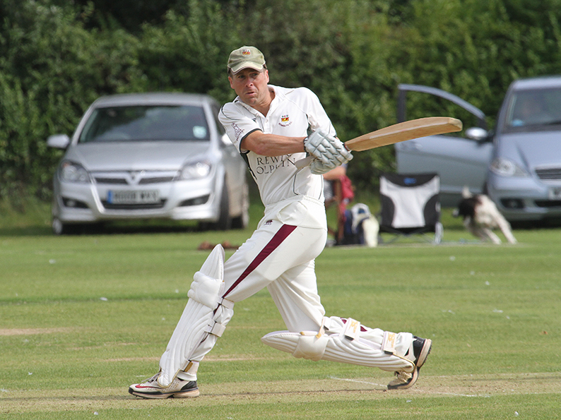 Sidmouth skipper Anthony Griffiths - can't see Kilmington being caught at the top
