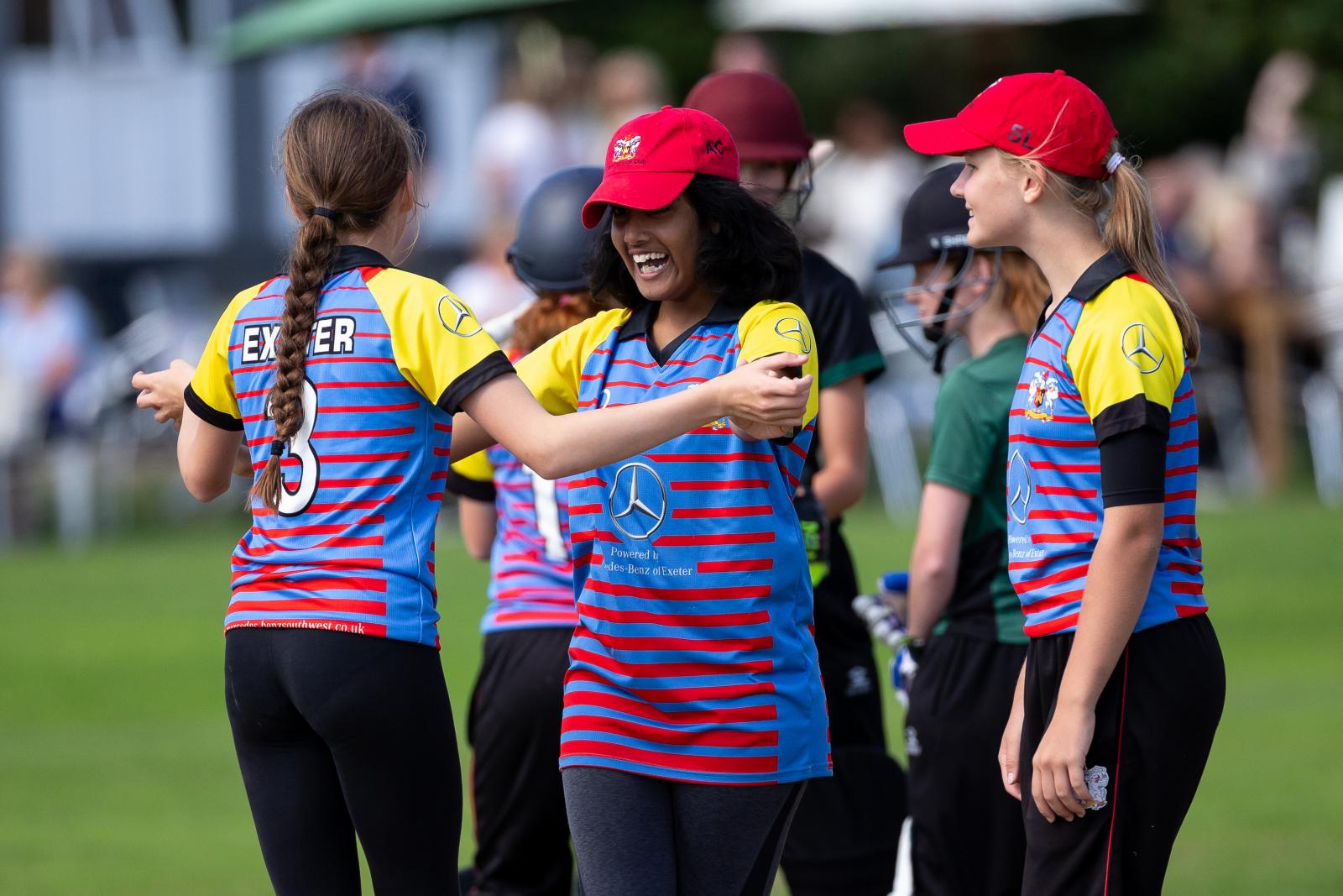 Girls' Cricket has grown rapidly in the past three years. Credit: Mark Lockett.