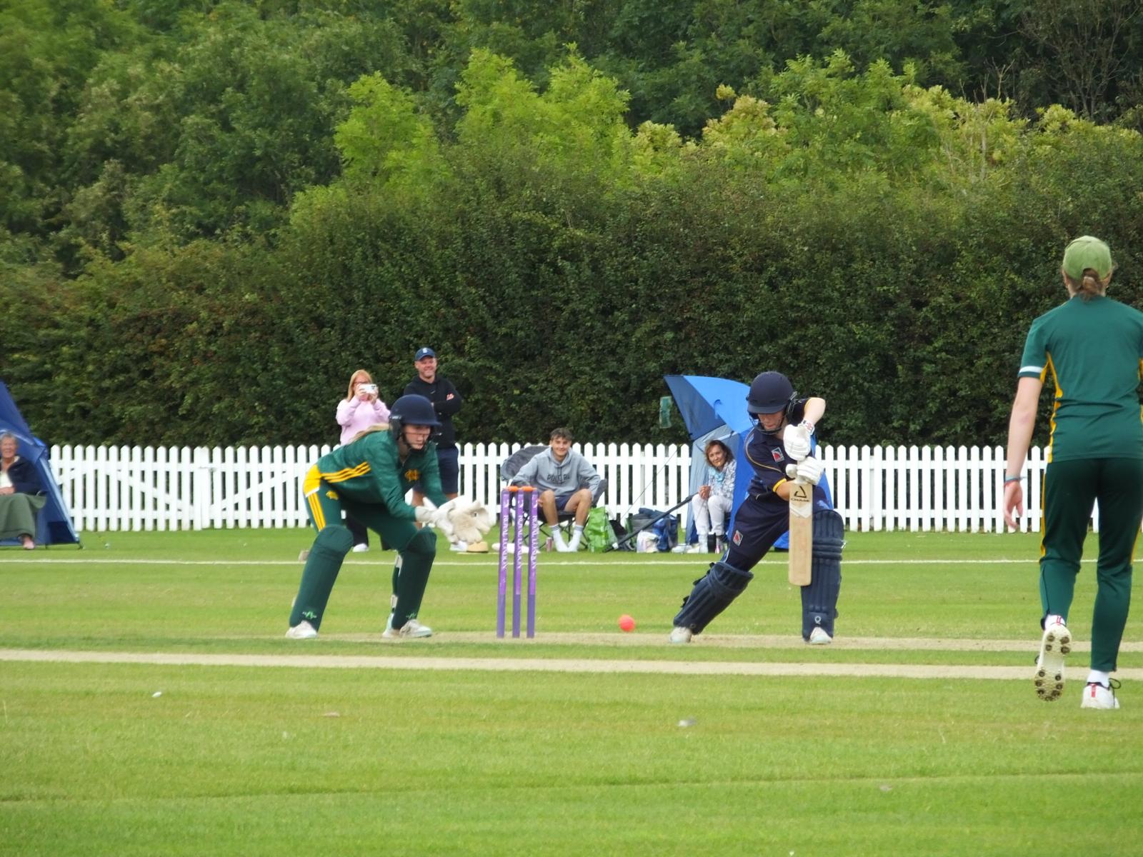 Corney on her way to 73 not out against Nottinghamshire.