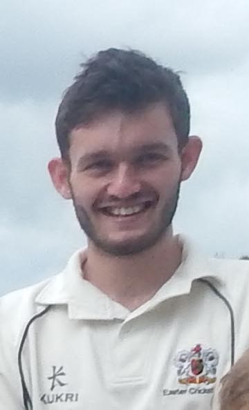 Exeter's Harry Conway - he had a three-wicket haul