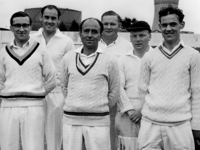 Left to right are the Chudleigh team of D J Cole, David Mears, Danny Hughes, Brian Tooze, Dave Mazzey and Graham Shears at the South Devon CC six-a-side tournament in 1963
