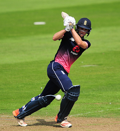 Tom Lammonby batting for England against India at Taunton