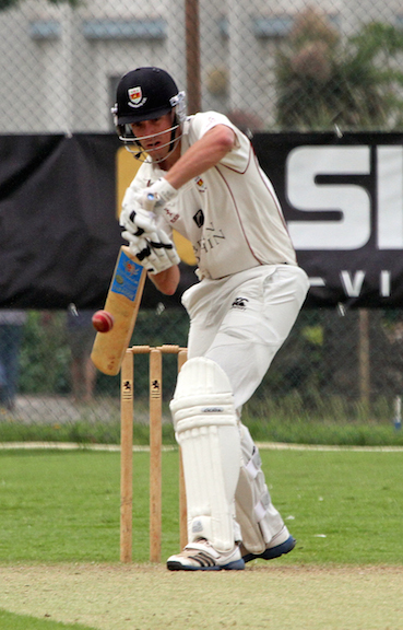 Batter by far! Sidmouth's leading league run getter, county captain Josh Bess