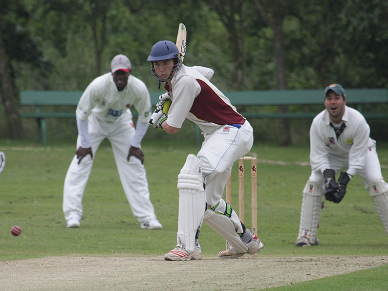 Flashback! It's June 2008 and Omari Banks is standing at slip for Budleigh Salterton in the derby clash with Exmouth. James Burke is batting and Sandy Allen keeping wicket Flashback! It's June 2008 and Omari Banks is standing at slip for Budleigh Salterton in the derby clash with Exmouth. James Burke is batting and Sandy Allen keeping wicket