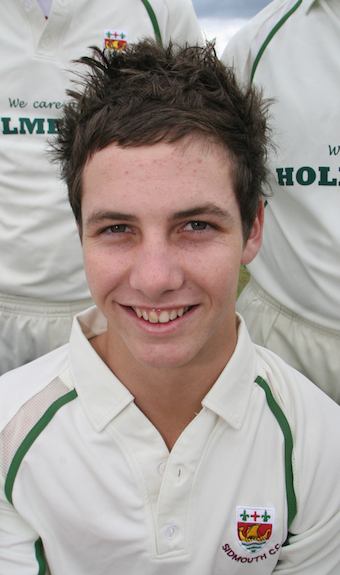 Hilton Cartwright in a Sidmouth shirt during his season at the club in 2010