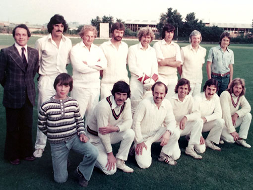Bradninch won the Bass Charrington Cup in 1977 when they were led by Derrick Foan, pictured second from left in the back row