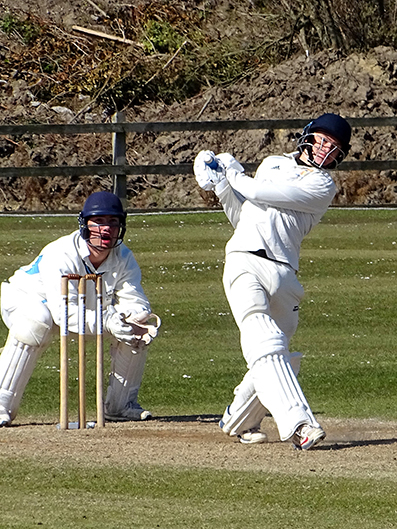 Braunton's Jack Whittaker, seen here batting against North Devon, who had a busy weekend for his club