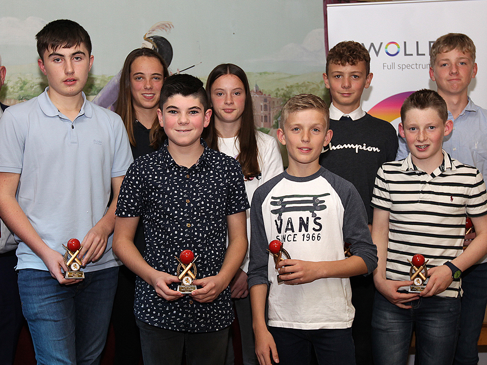 Ipplepen U13s, who are (left to right): George Tapley, Hannah Jones, Josh Thompson, Darcy Thomas, Noah Sutton, Ed Winslow, Toby Holroyd, Max Stone<br>credit: All pictures by Andrew Uglow / pyramidtorbay@btinternet.com